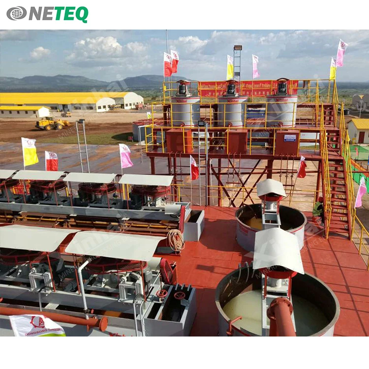 Placer Gold Mining Equipment CIP Separating Leaching Plant 100TPD Small Gold Processing Machine For Sale