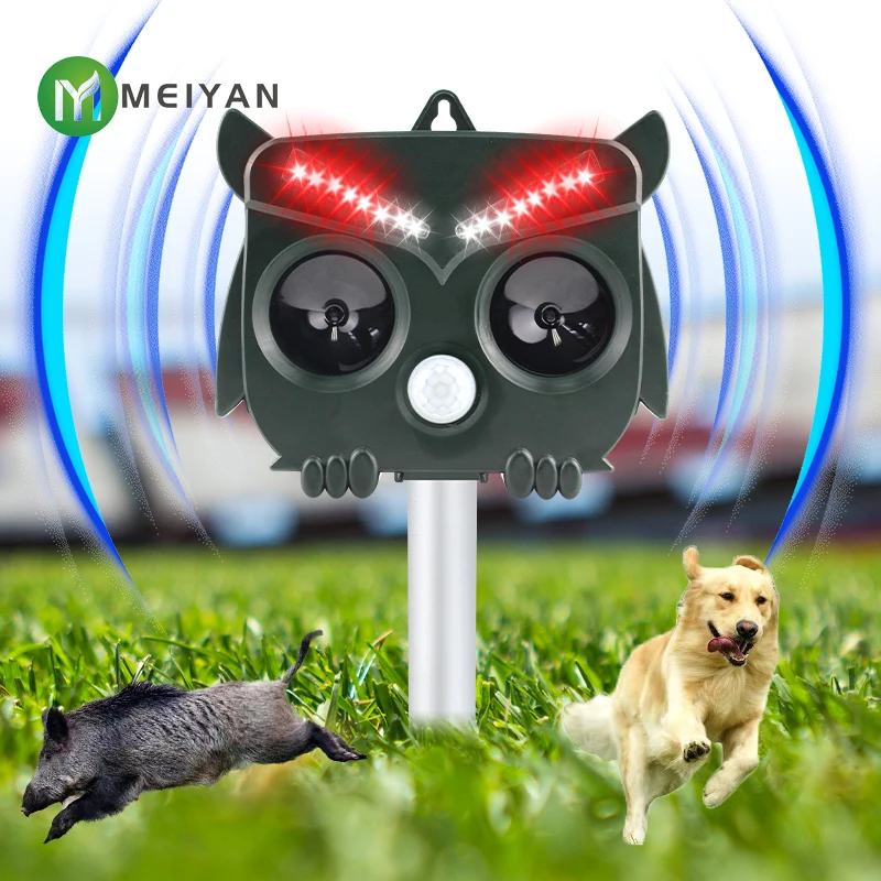courtyard farm waterproof solar Outdoor and indoor ultrasonic animal repellent