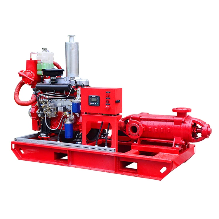 High pressure diesel engine centrifugal pump portable fire fighting sea water pump