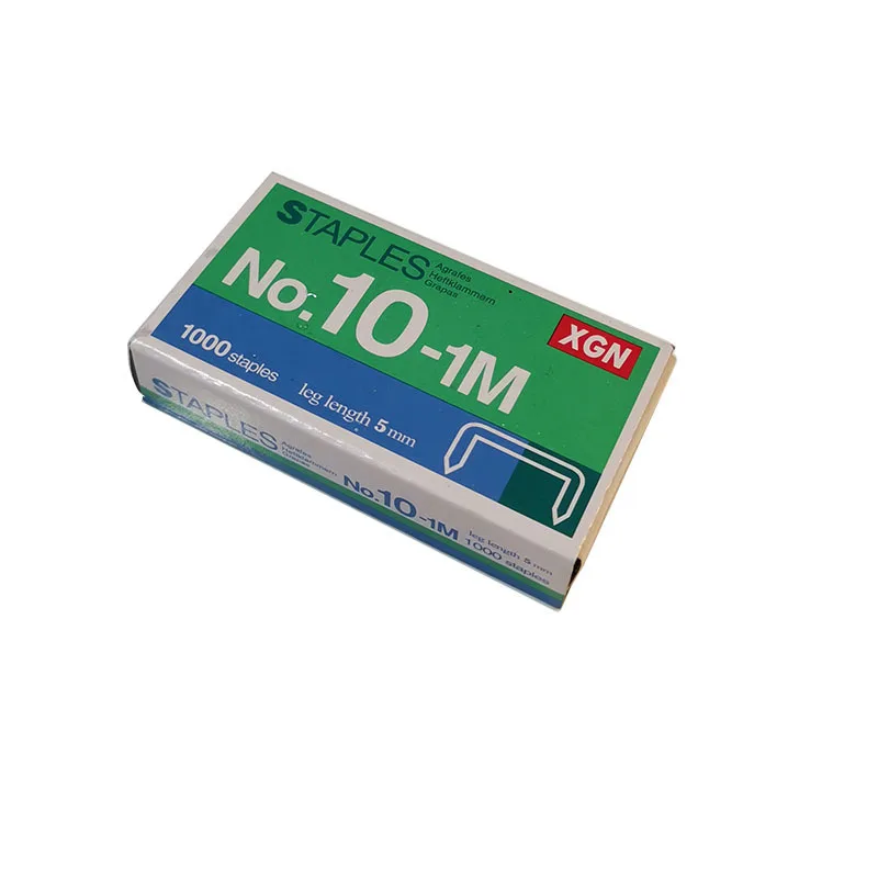 No.10 staples 1000 pieces per box small stapler staples special staples office supplies wholesale stapler pin