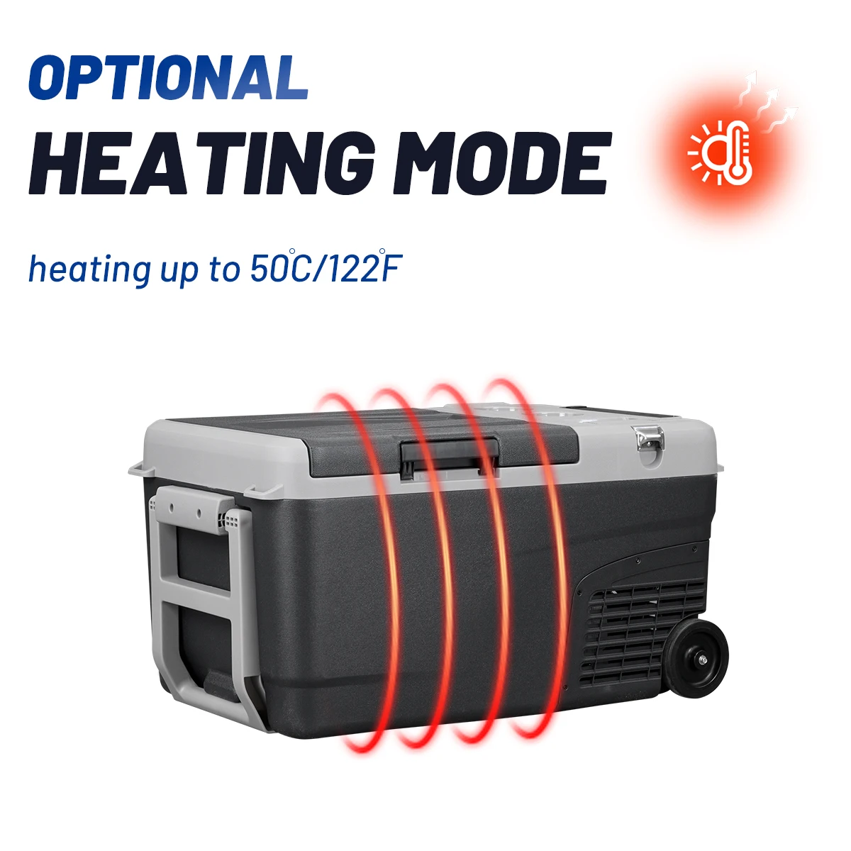 Custom Color 25 Liter DC 12V Refrigerator Portable Freezer Compressor Car Fridge with Cooling and Heating Function