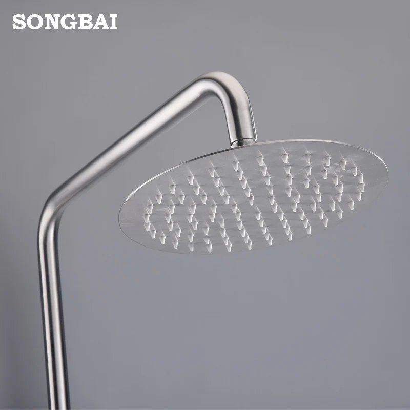 China shower set CUPC Watermark 304 stainless steel hotel bathroom thermostatic shower faucet set