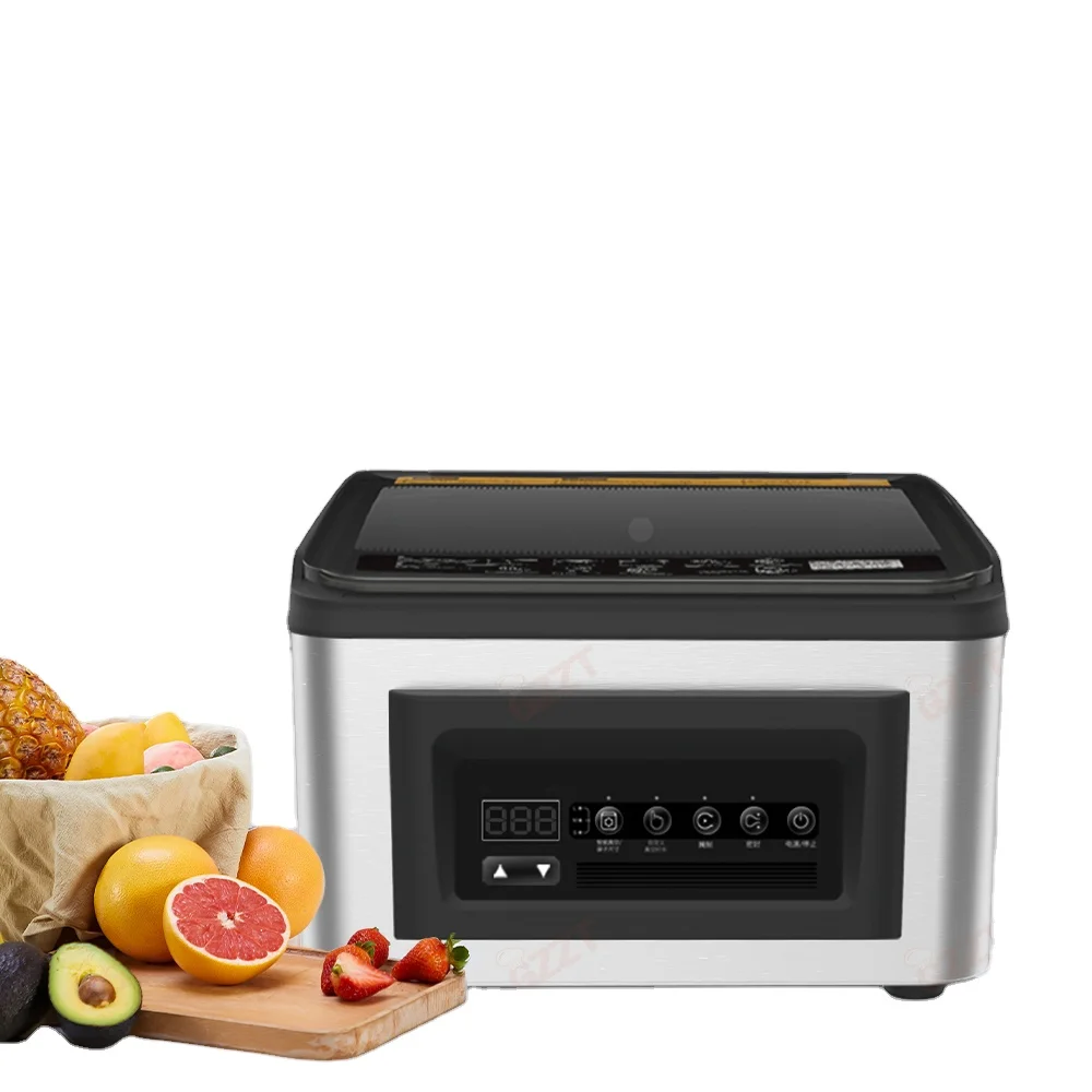 OEM 220V 110V Double vacuum pump Fruit Tea Leave Bag Vacuum Packing Machine Vegetable Dry Fish Electronic Vacuum Sealer