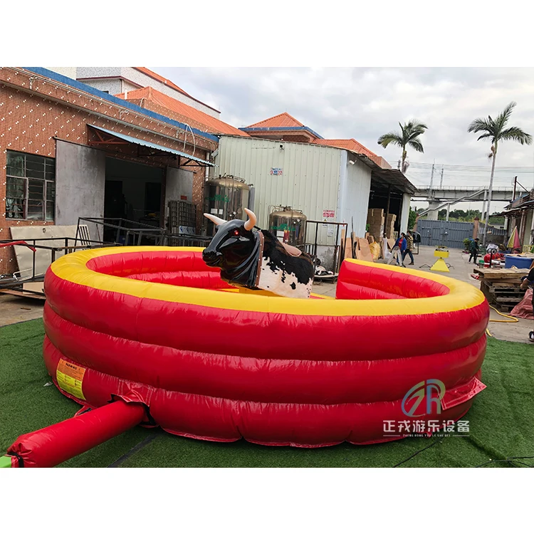 Customize Rodeo Mechanical Bull Toro Bullfight Inflatable Bullfighting Machine with high quality