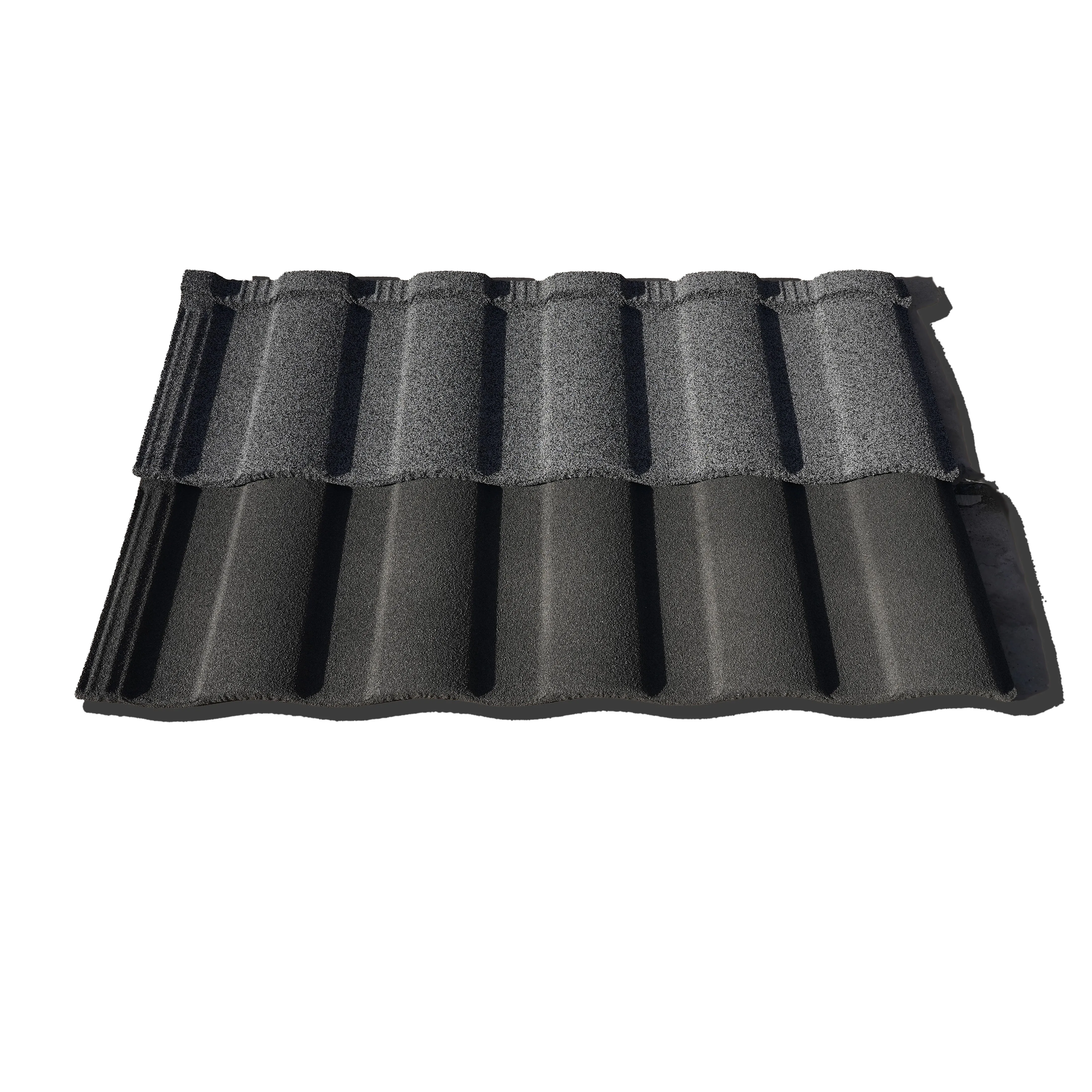Interlocking Pumice Stone Zincalume Metal Roof Tile Outdoor Coated Metal Sheet For Roof Insulating Tiles