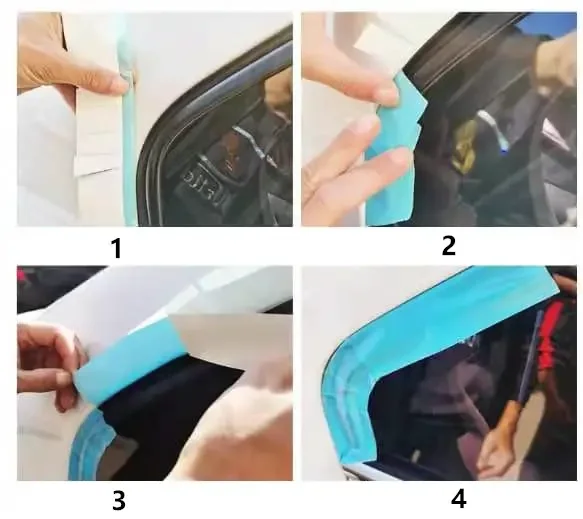 06349 4737T Automotive Soft Edge  White Trim Masking Adhesive Tape