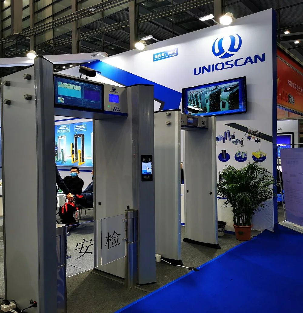 33 Zones Touch LCD Display hotel inspection system equipment Security Industry Body Scanner Walk Through Metal Detector