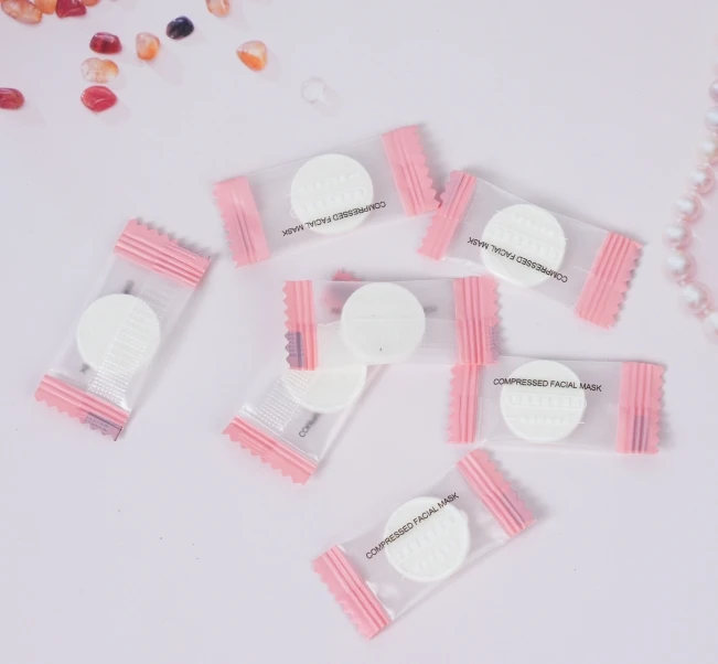 Factory Granules Compressed Facial Mask Non-woven Disposable Face Mask Tablets Plant Fiber Compressed Facial Mask