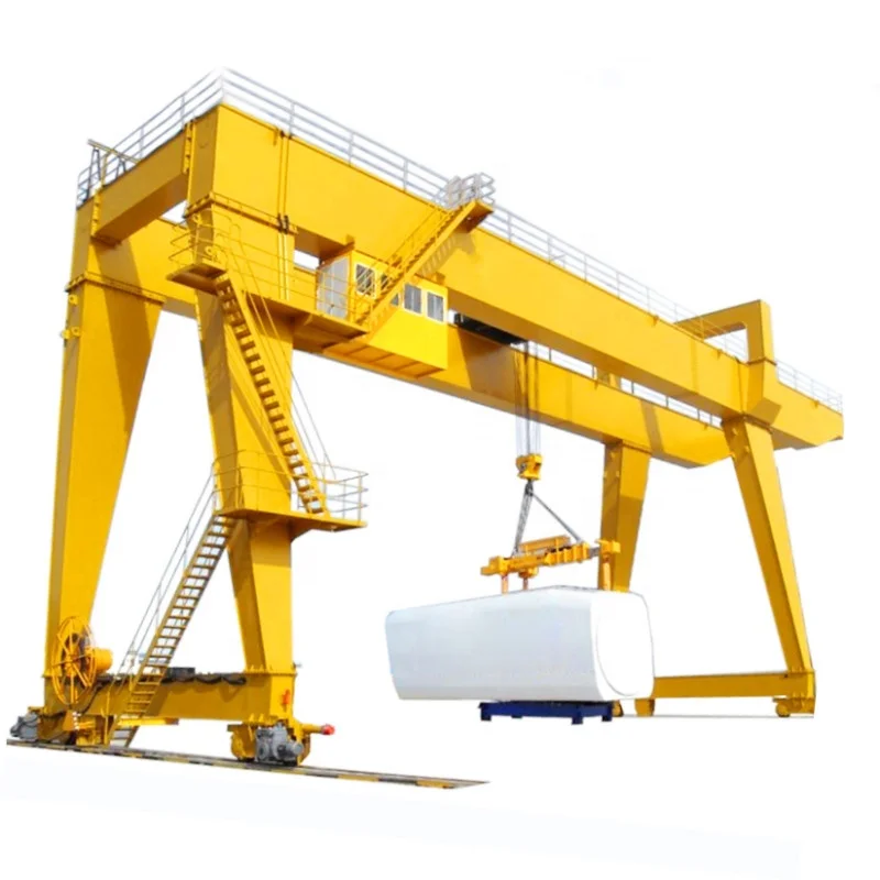 MG outside lifting concrete slab yard gantry crane