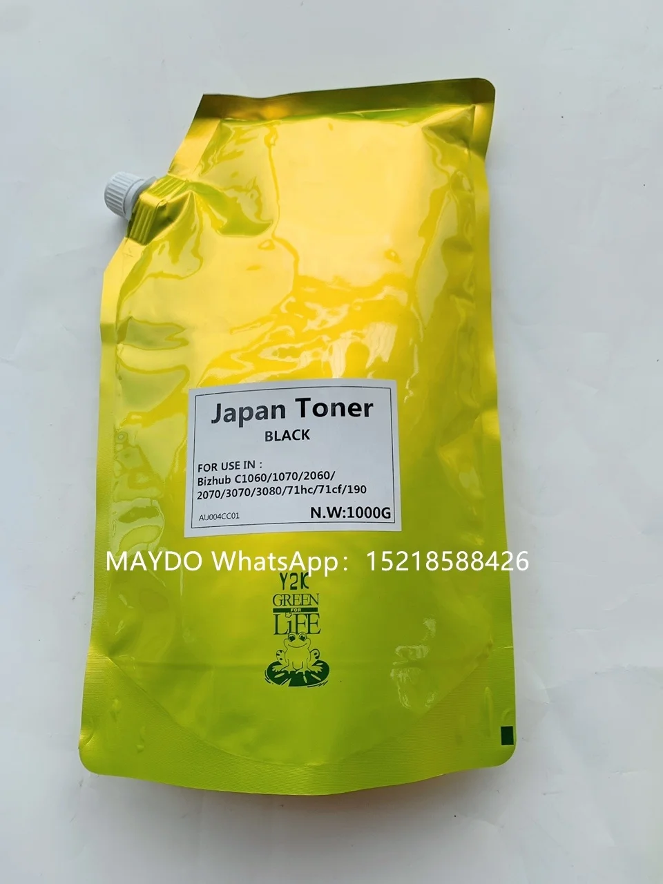 Japan toner powder Konica Minolta bizhub C1060 C1070  C2060 C3070 C3080