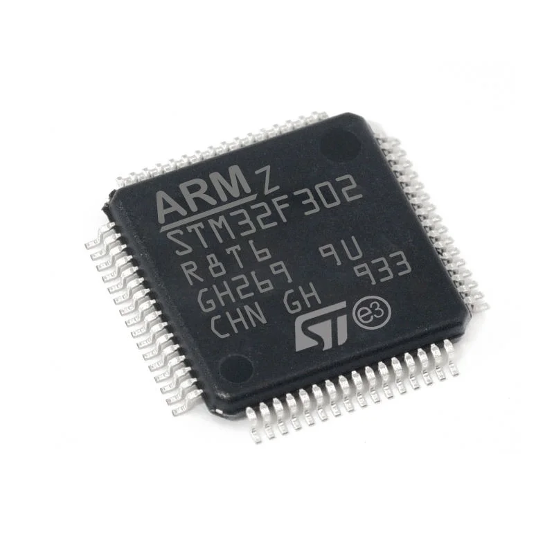 (Contact Best Price) STM32F302R8T6 Electronic Stocks Components MCU QFP64 IC Chips Programmer ARM STM32F302R8T6