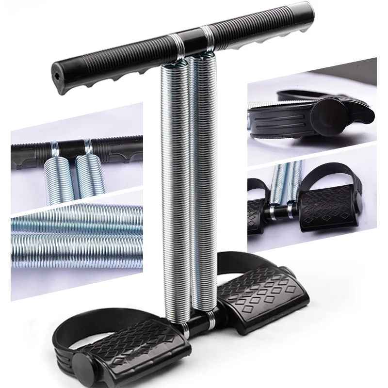 CHENGMO SPORTS sit up pull rope top quality double spring tummy trimmer pedal resistance band with exquisite packaging