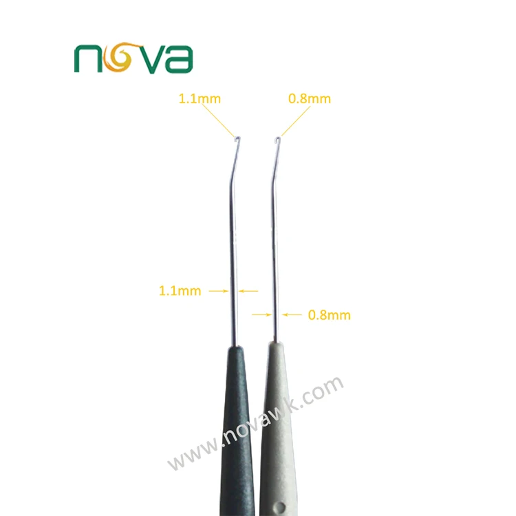 Changzhou Nova Spare Parts Of Warp Knitting Machine Hook Needle 1.1mm