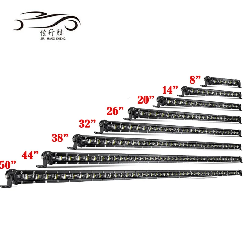 JHS super bright LED light bar 12V work lights auto accessories 14/32/38/50 Inch 4x4 240w offroad light bars for car