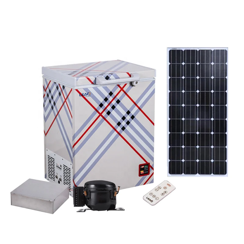 New Arrival Solar Freezer Outdoor&Home Low Power Consumption DC Freezer for New Trends