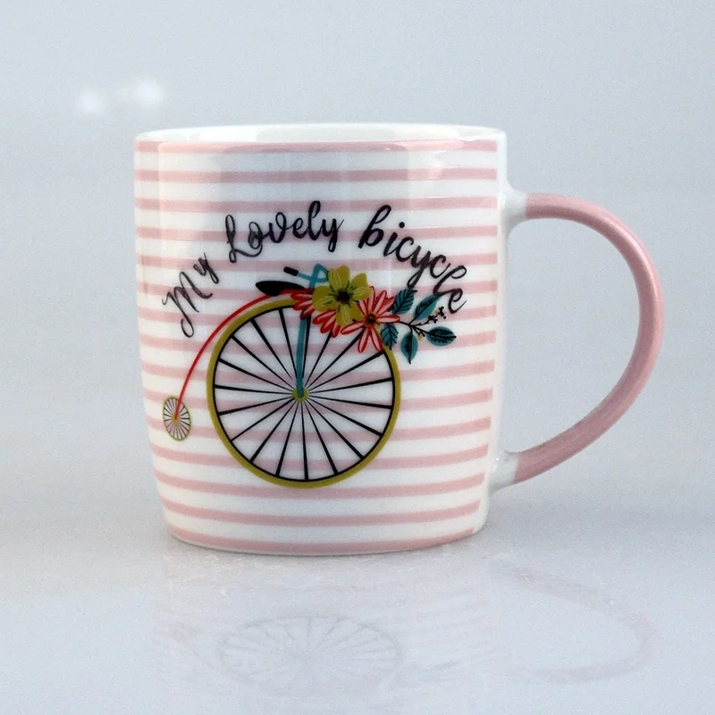 Bone china mug with customize Design, white bone china mug, promotional coffee cup ceramic