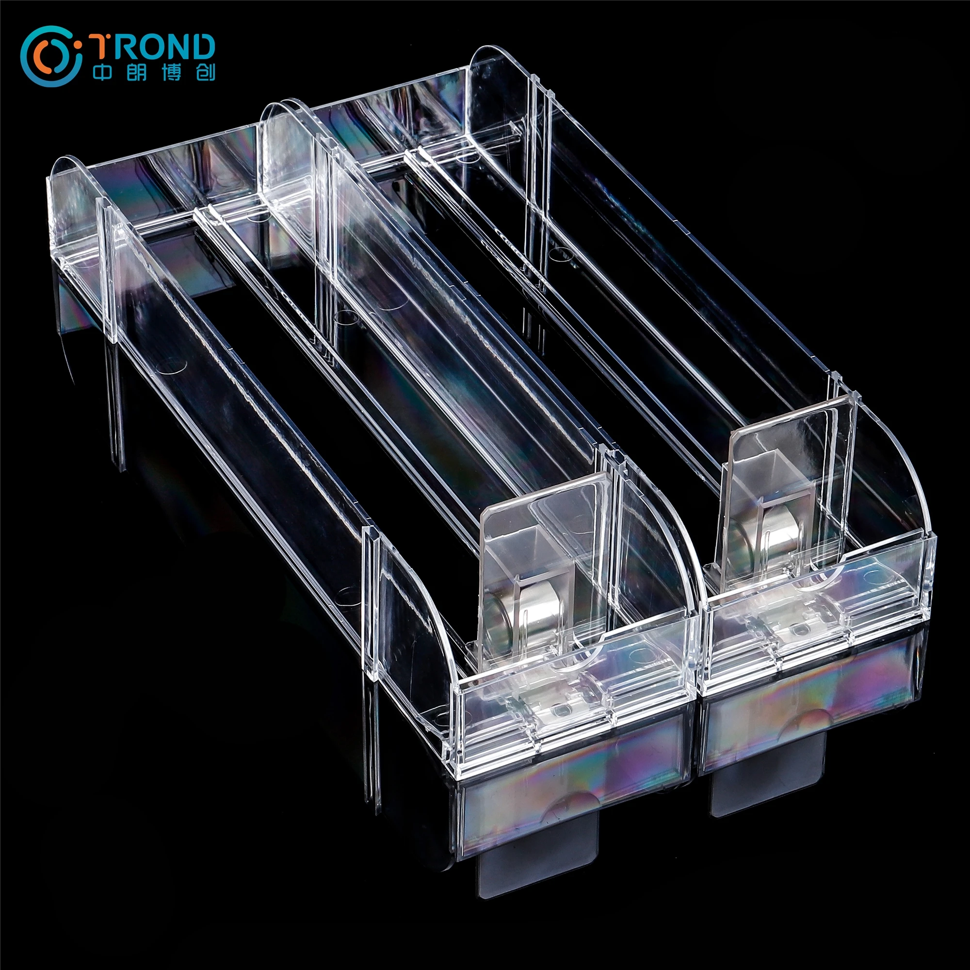 Cigarette Tobacco Store Spring Loaded Shelf tobaccoplastic Glide Beverage pusher tobaccopusher glide tobaccoplastic pusher shelf