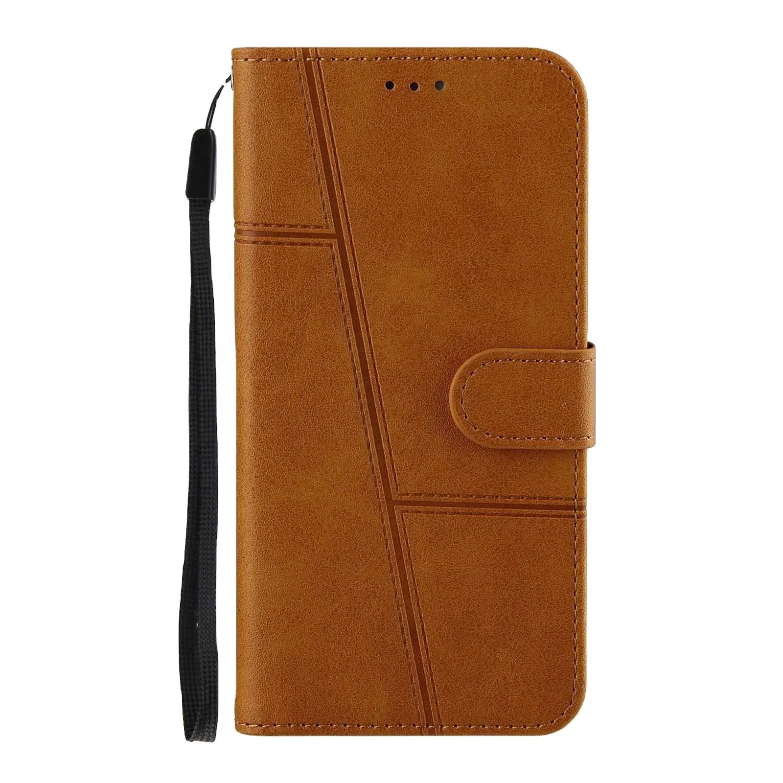 Mobile Phone Bags Factory Supplying Mobil 2023 Good Quality 2023  Mobile Phone Protector for Iphone 14/14 Promax Flip-Open with Buckle Insert Card