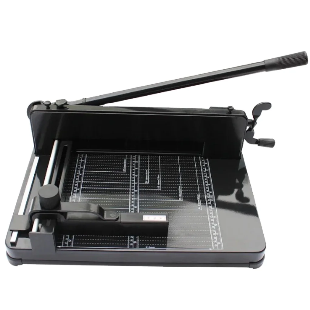 858 A4 Heavy duty paper cutter manual guillotine paper trimmer for professional office work