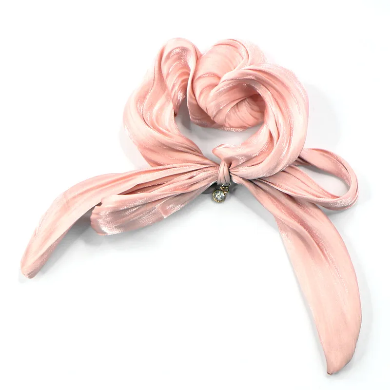 Japanese Korean Lace Bow Pearl Hair Ties Holiday Fairy Ribbon Fabric Knot Hair Scrunchies For Girls Wholesale