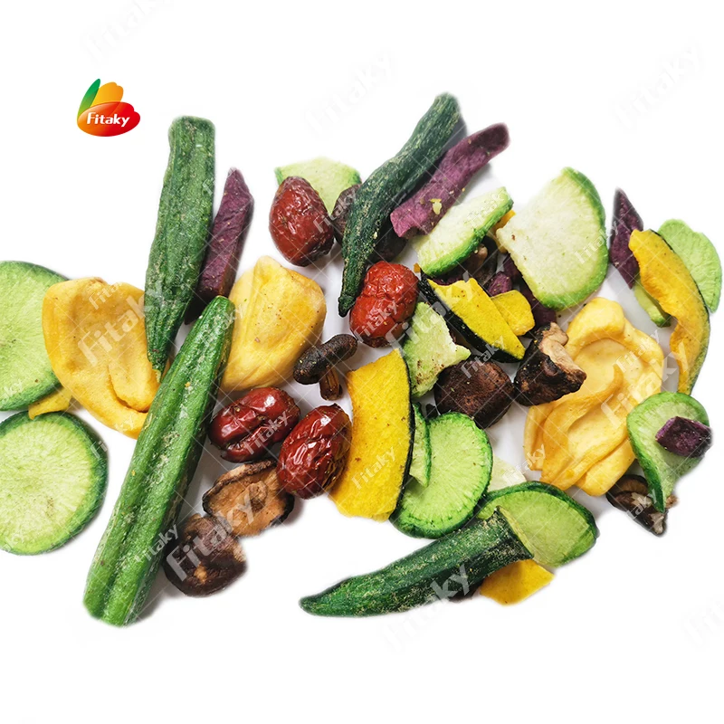 Crispy Dried Mixed Fruits And Vegetables Raw Healthy Food Korean Snack