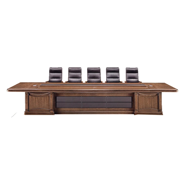 Traditional Veneer Surface Solid Wood Customized Conference Table Conference Table