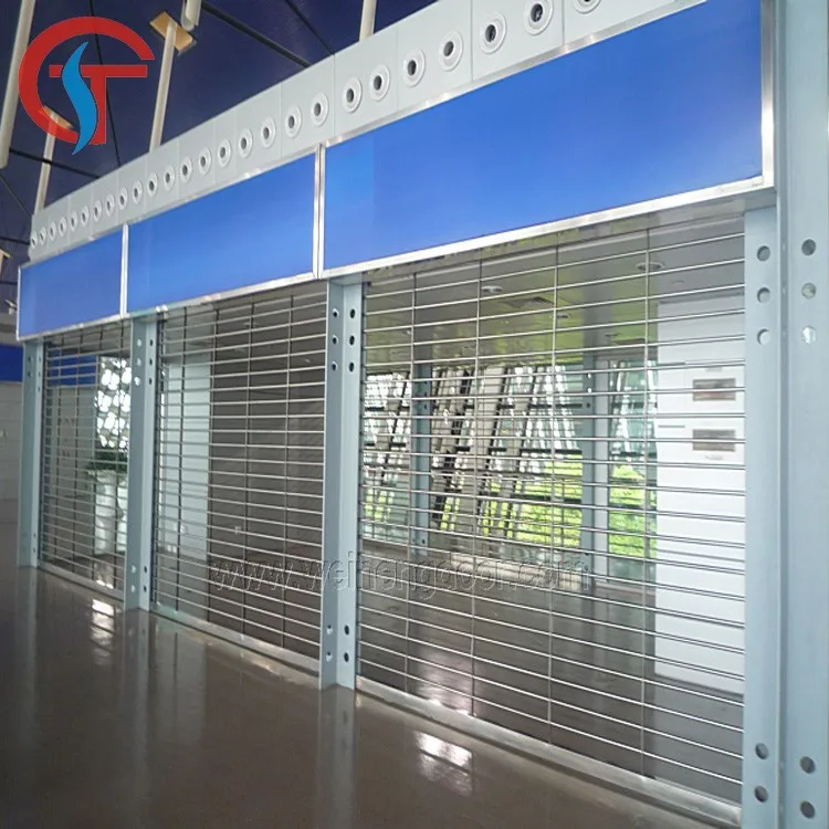 High Security Steel Roller Door/stainless Steel Security Doors/stainless Metal Ventilation Grille Door Steel Roll