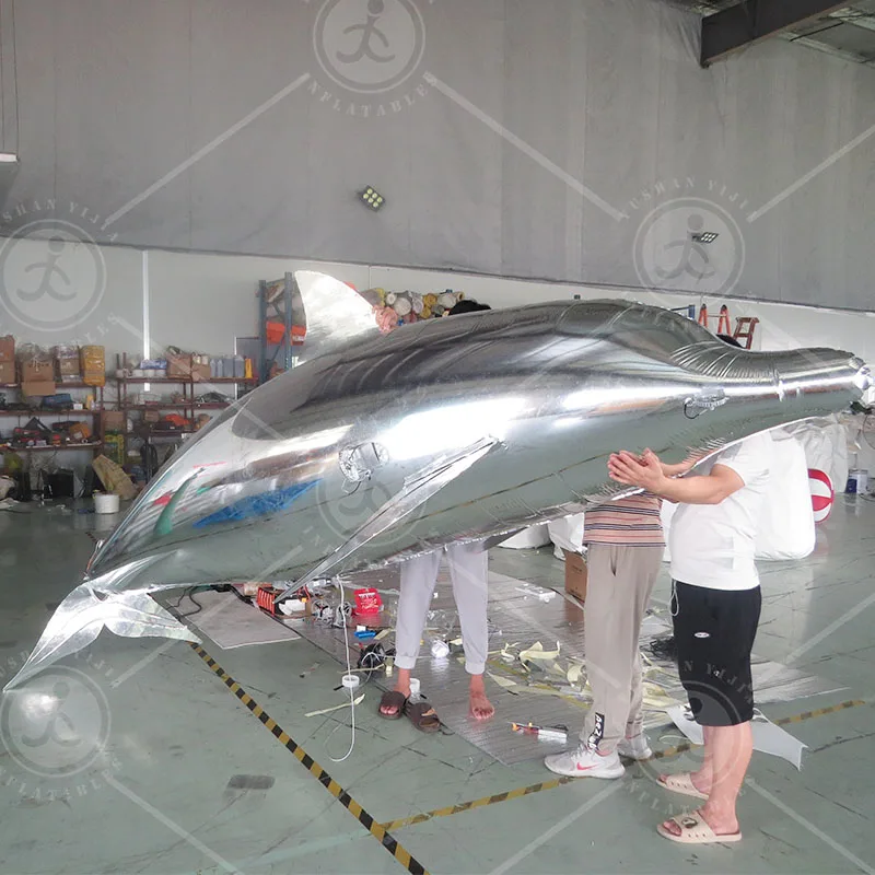 2024 надувной Дельфин парад реклама индивидуальные надувные мультфильм дельфин рыба модель