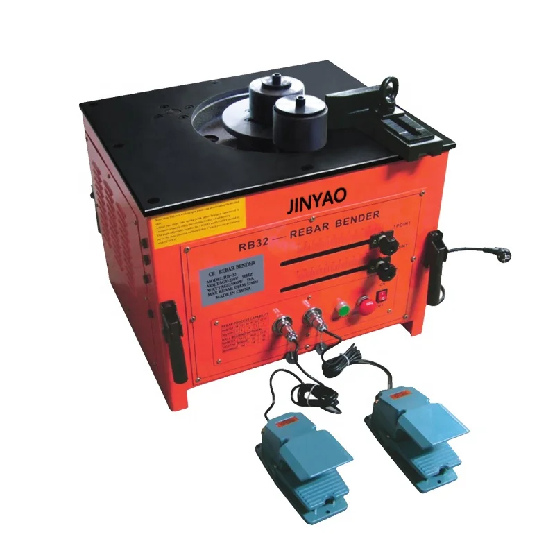 Electric Automatic steel bending machine hydraulic 32mm  rebar bender machine