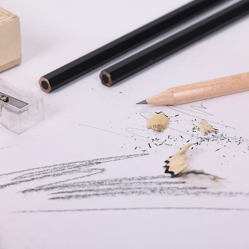 Wood drawing box sketch pencil art set art supplies stationery set for professional artist