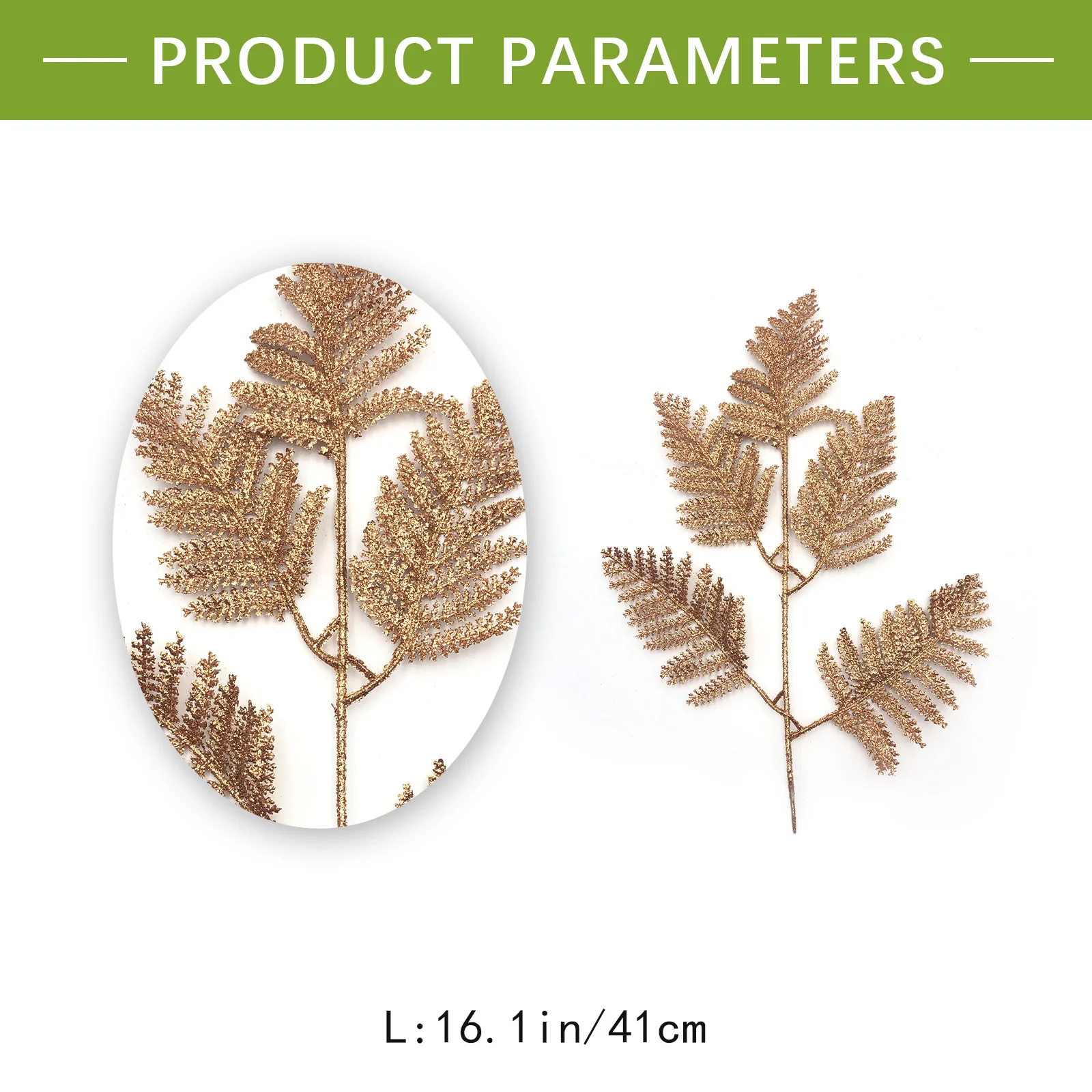 Flash leaf tabletop ornament Gift wrap ornament Christmas tree decoration Room Decoration Factory direct sales
