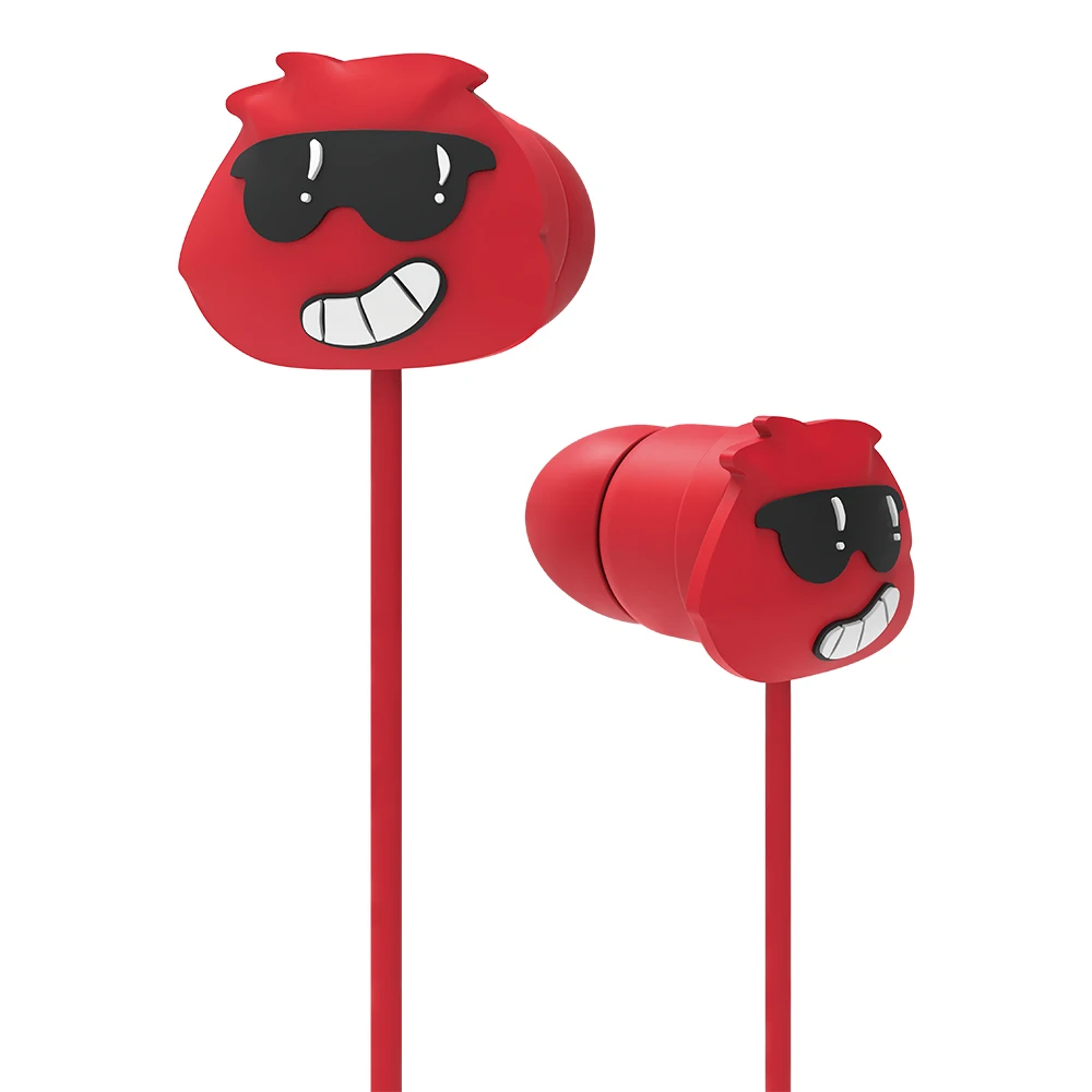 YLFS-01The Jellie Монстр поощрительный подарок мультфильм животных формы In-Ear Наушники для детей милые 3D earphonethe