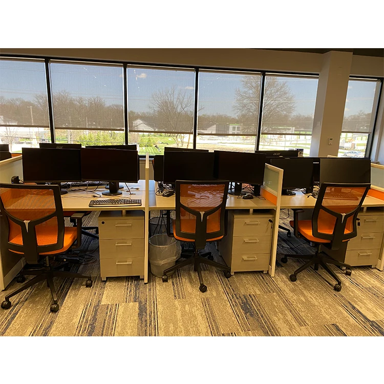 China Modern Modular Office Furniture Workstation 2, 4, 6 Seater Office Workstation Desk