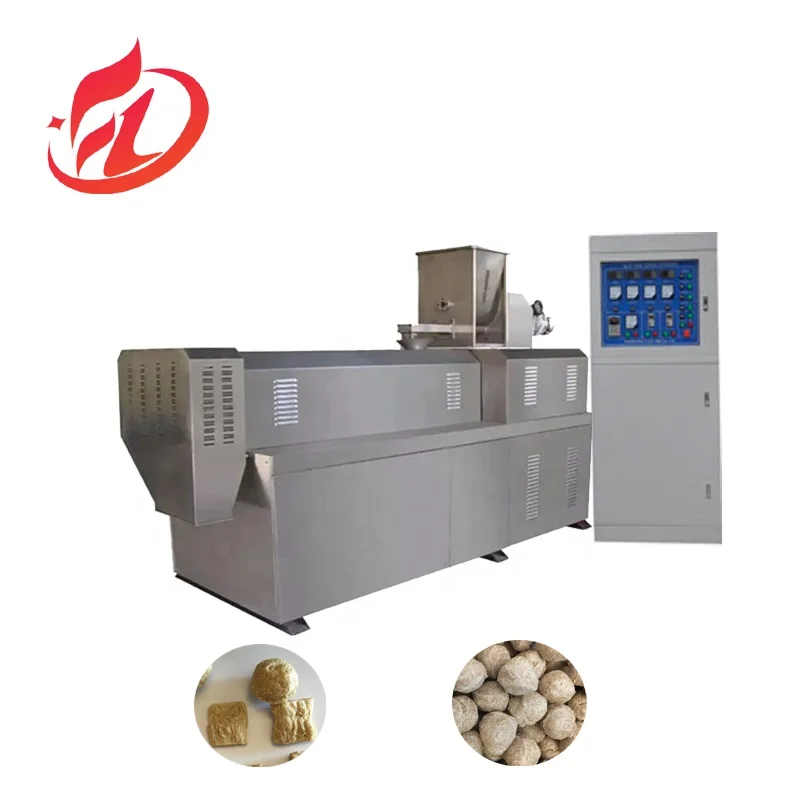 Hot sale  soya meat chunks nuggets making machine soya nugget making machine