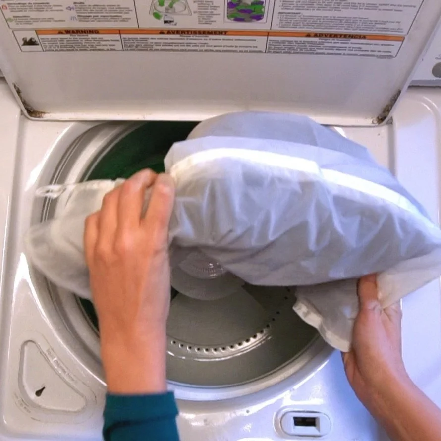 Eco-friendly 50 micron nylon mesh laundry washing bags stop micro waste PA6 untreated