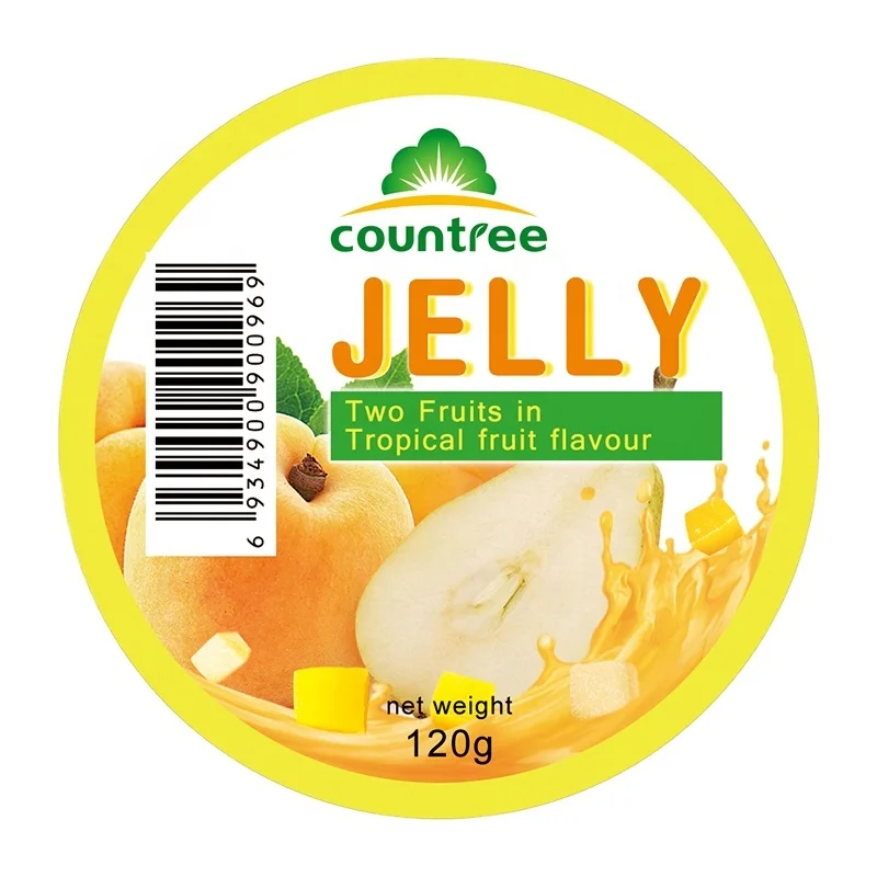 High Quality Mini Cup Food Jelly Assorted Jelly Mixed Fruit Jelly Tropical Fruits Flavour