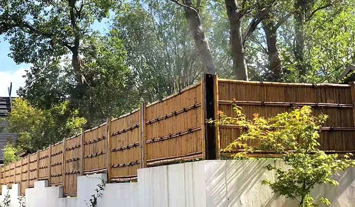 Strong Durable Environmental Friendly Nylon Material Bamboo Pole Artificial Bamboo Pole for Fence Ceiling Decor