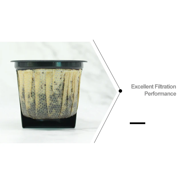 Coffee Espresso single serve sugarcane coffee disposable capsule 100% recyclable K cups with filter