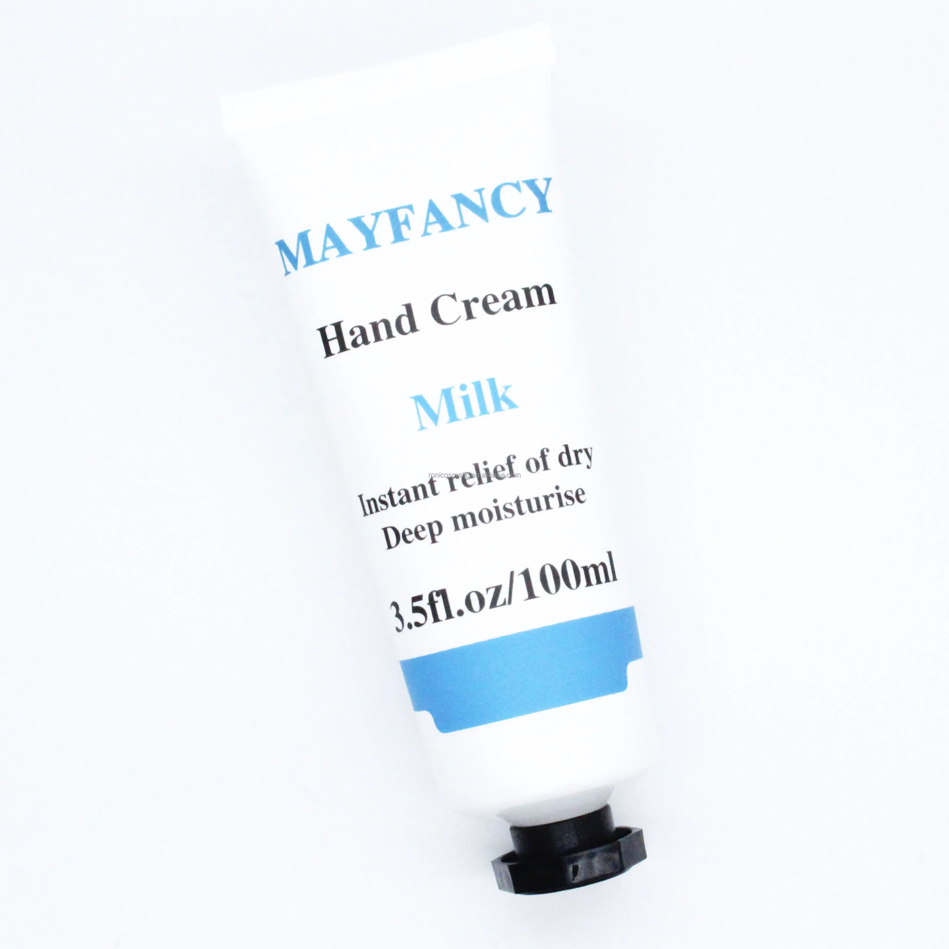 Cute Milk Peach Hand Cream Anti-Chapping Wrinkles Moisturizer with Soft Packaging Not Oily Brightening for Hands Care