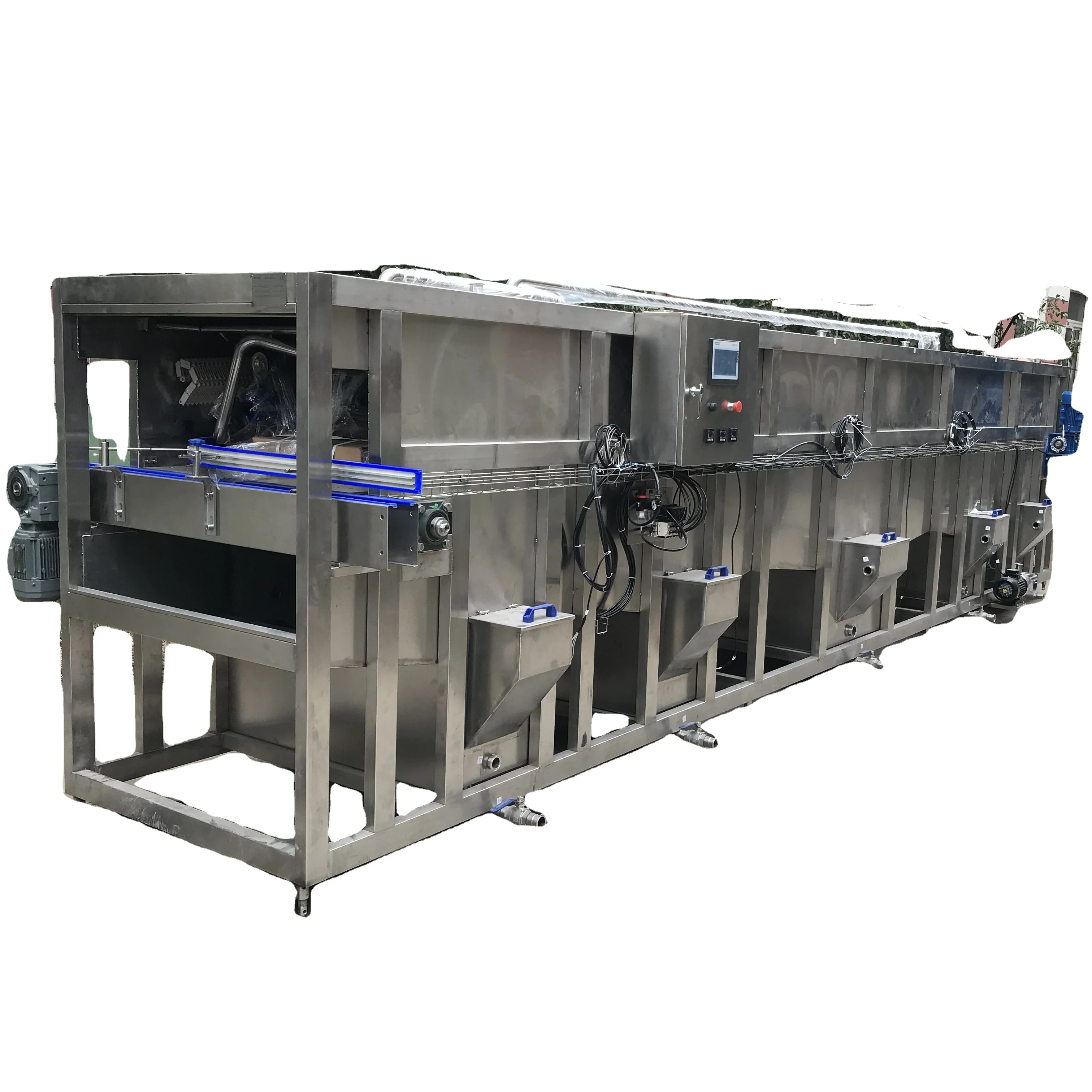 Автоматический пастеризатор распыления в бутылках, охлаждающий туннель