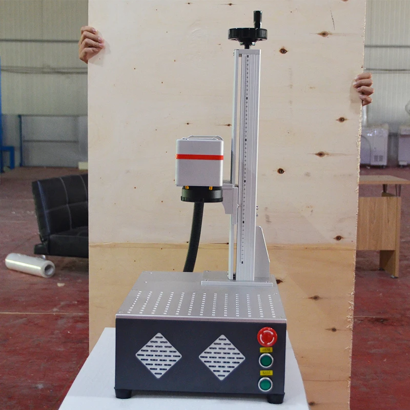 Made in China 20w 30w 50w Desktop Portable Fiber Laser Marking Machine Portable Laser Marking Machine for Metal