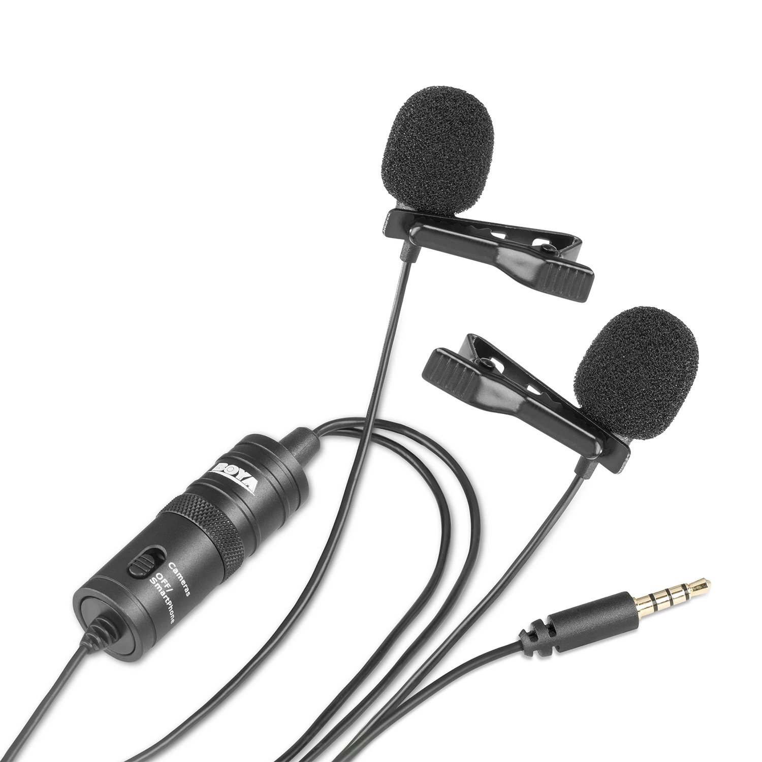 microphone boya by-m1 mm1 m1dm 6m studio mic lavalier mini audio 3.5mm collar condenser lapel for recording iphone dslr cameras
