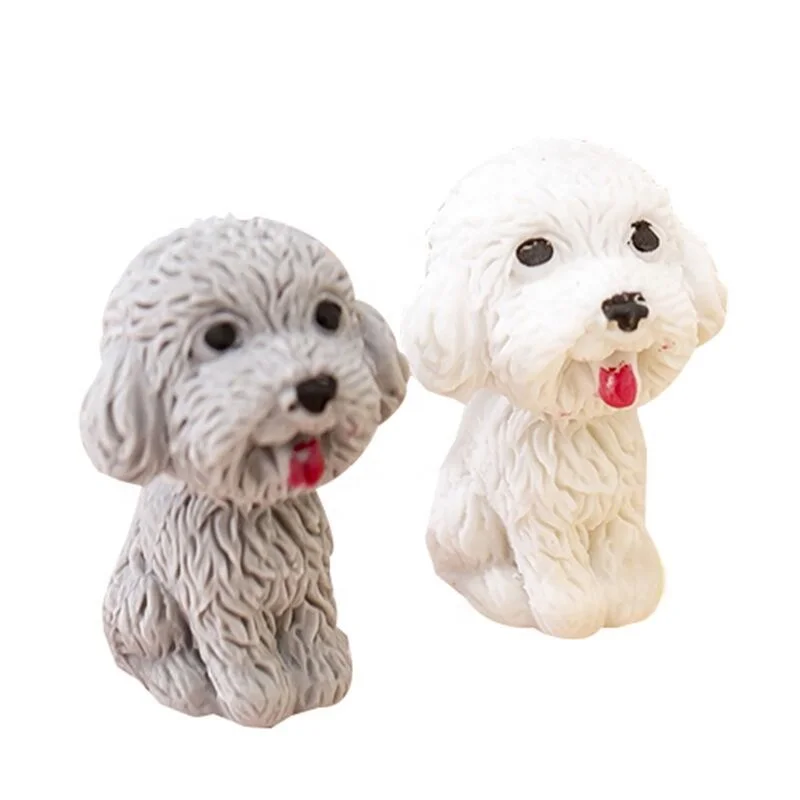 Cute Cartoon Teddy Eraser Children Student Stationery Promotion Gift Soft Pencil  Rubber 3D Animals Insert Eraser