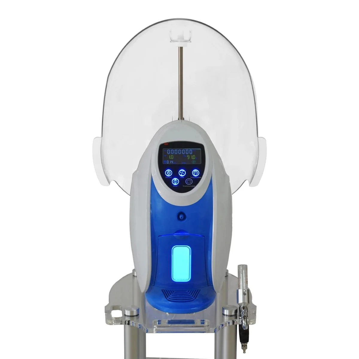 Newest Korea O2ToDerm Oxygen Dome Facial Therapy Anion  Skin Mouisture Acne Removal Oxygen Spray Jet Facial Mask Machine