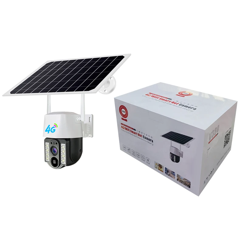 New Model Factory Supply 4g Solar Powered Cctv Camera System Outdoor Wireless Solar 4g Camera