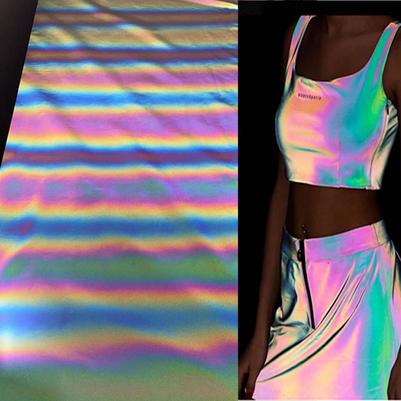 rainbow spandex fabric