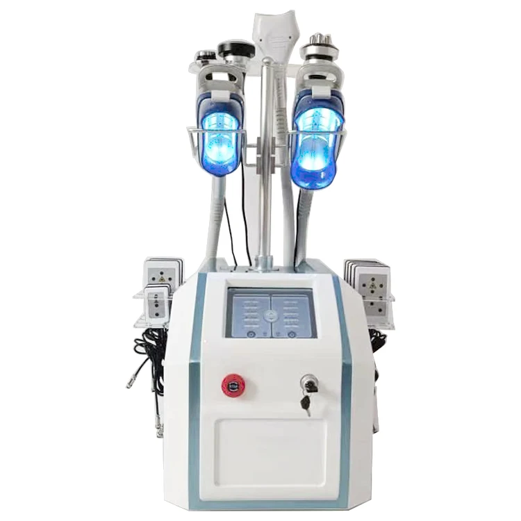 Multifunction Combine Cryolipolysis Cavitation Treatment With 6Polar RF Vacuum Cavitation Therapy Body Slimming Machine