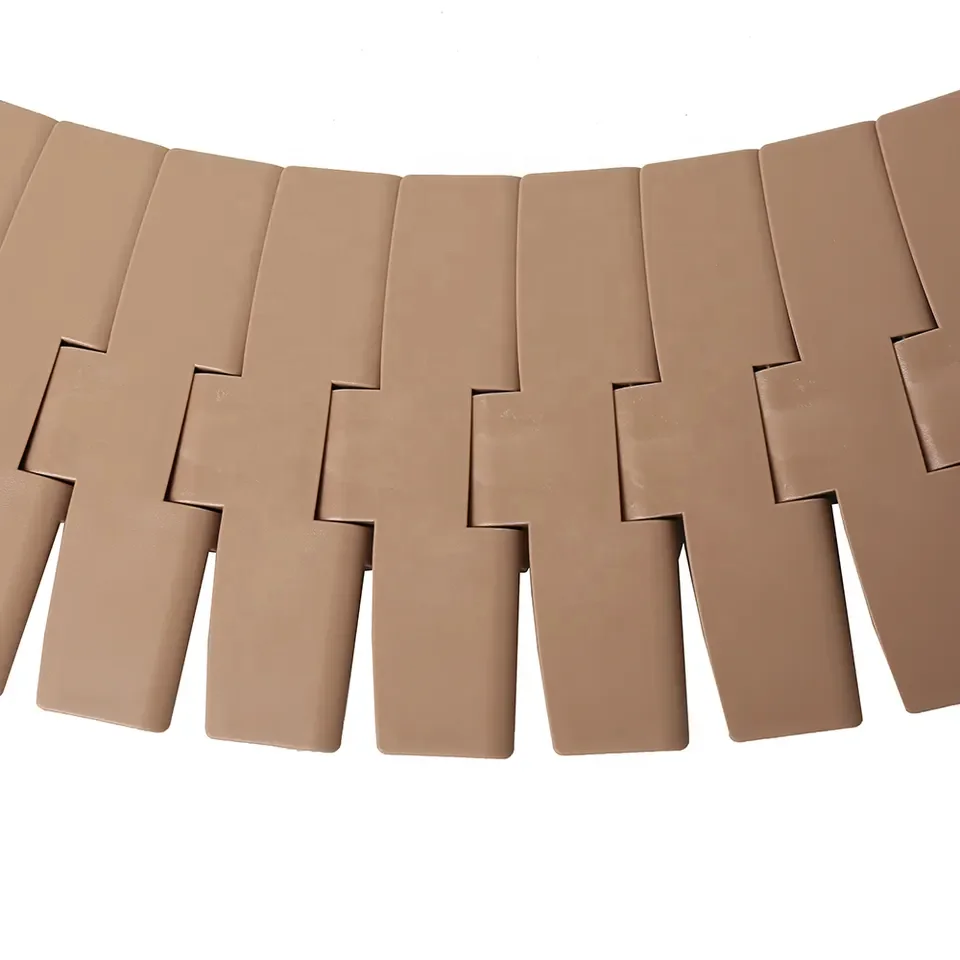 POM flat top conveyor chains 882TAB-K500 plastic side flexing chains