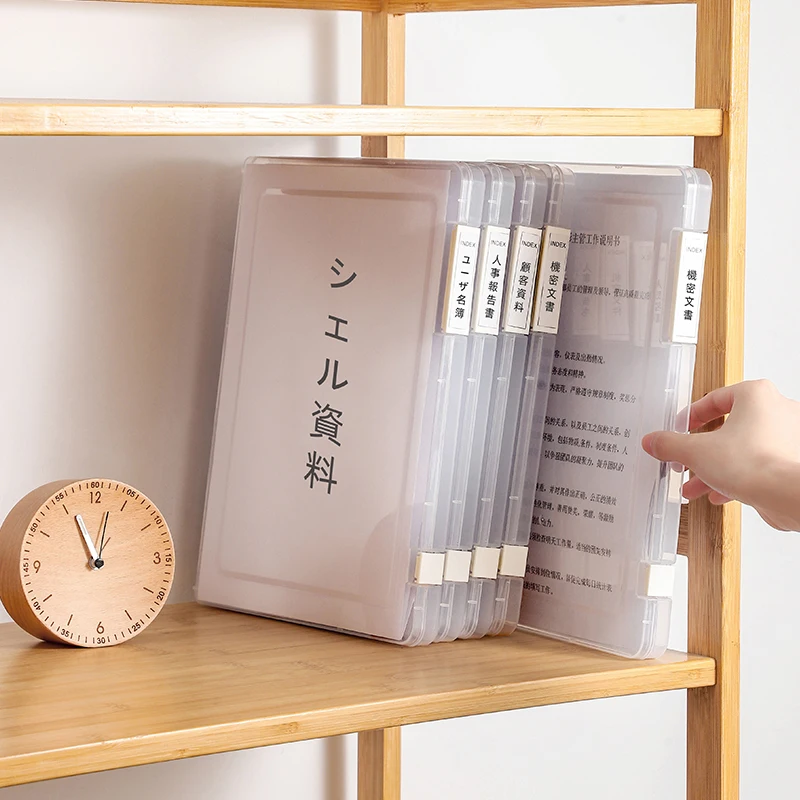 Легкая подача бумаги A4 Органайзер папка для документов настольная коробка хранения с классификацией ящиков