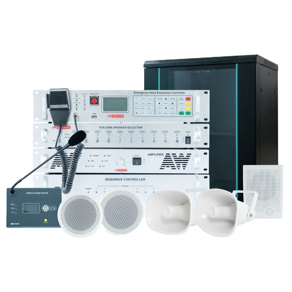 Public Address and Voice Alarm  System controller for Factories  Robust and Efficient